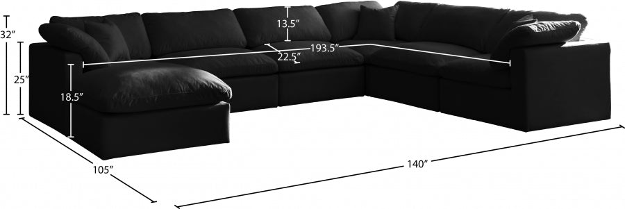 Sectionnel réversible rembourré en duvet modulaire standard en velours pelucheux confortable comme un nuage