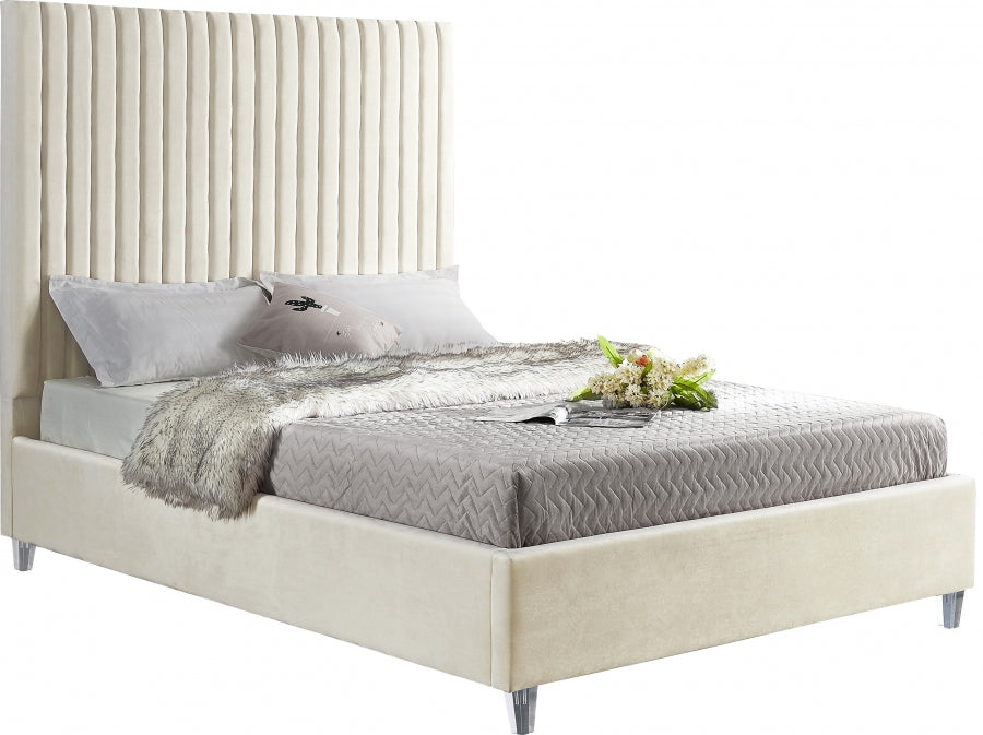 Lit en velours Candace