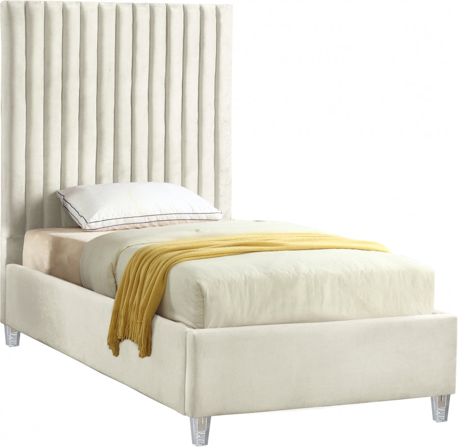 Lit en velours Candace