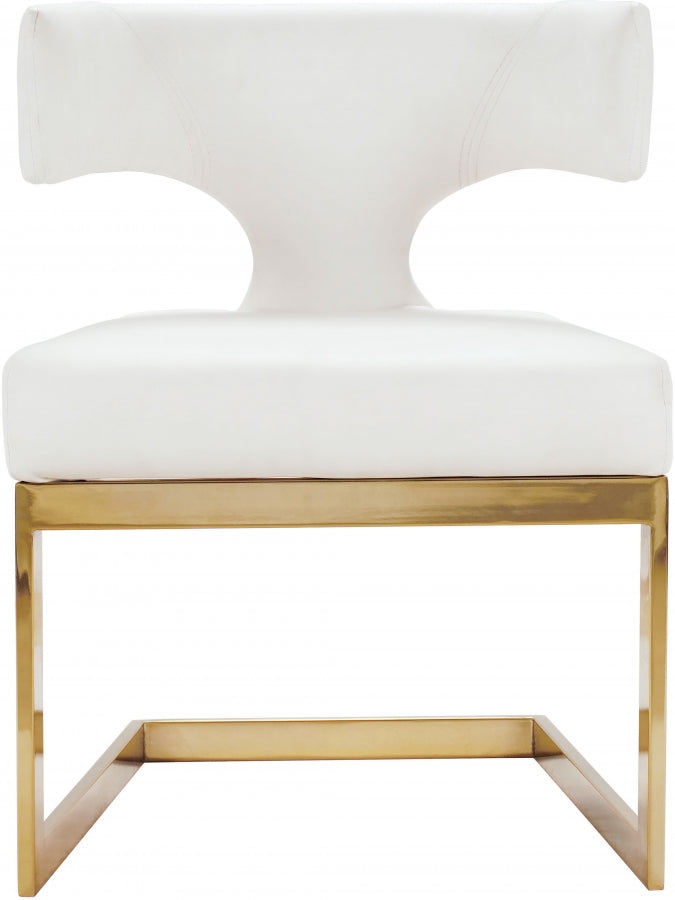 Chaise de salle à manger Alexandra en similicuir