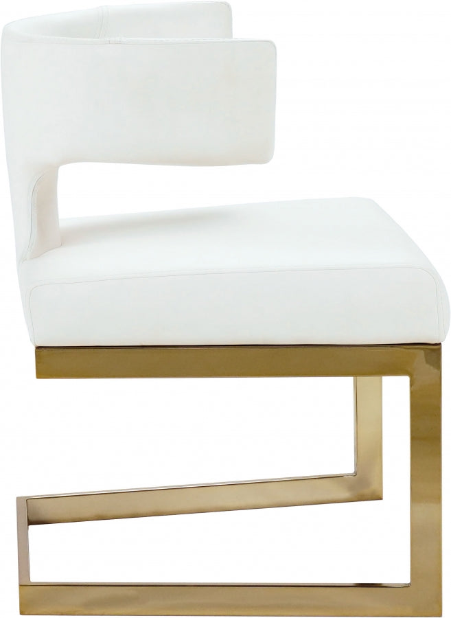 Chaise de salle à manger Alexandra en similicuir