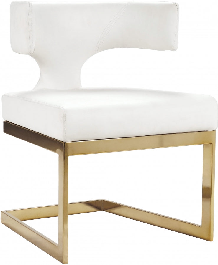 Chaise de salle à manger Alexandra en similicuir