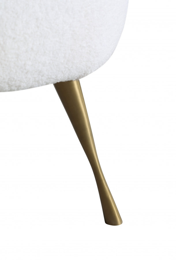 Banc en fausse fourrure de mouton Nube