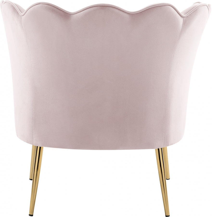 Chaise d'appoint en velours Jester