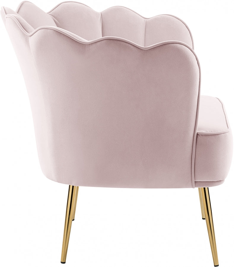 Chaise d'appoint en velours Jester