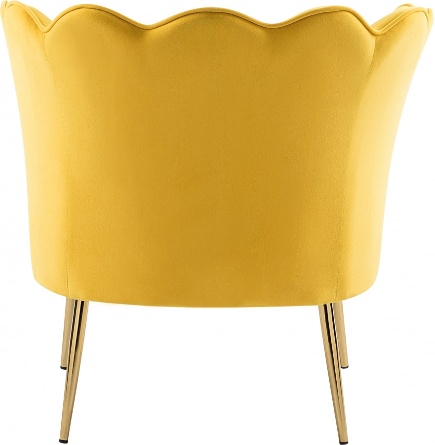 Chaise d'appoint en velours Jester