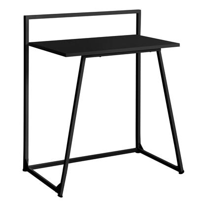 BUREAU D'ORDINATEUR - 30"L / NOIR JUVÉNILE / MÉTAL NOIR 