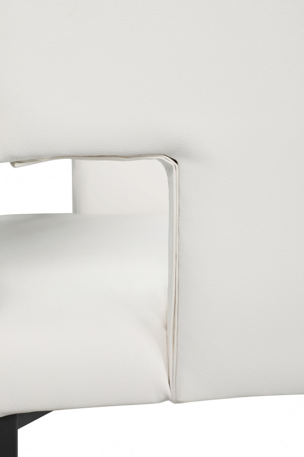 Tabouret de comptoir en similicuir Caleb