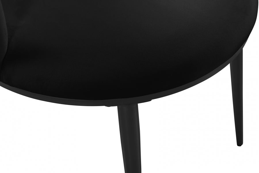 Chaise de salle à manger en velours Skylar