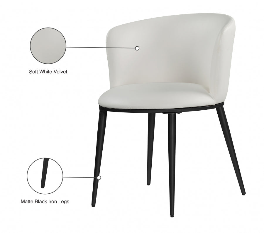 Chaise de salle à manger en similicuir Skylar