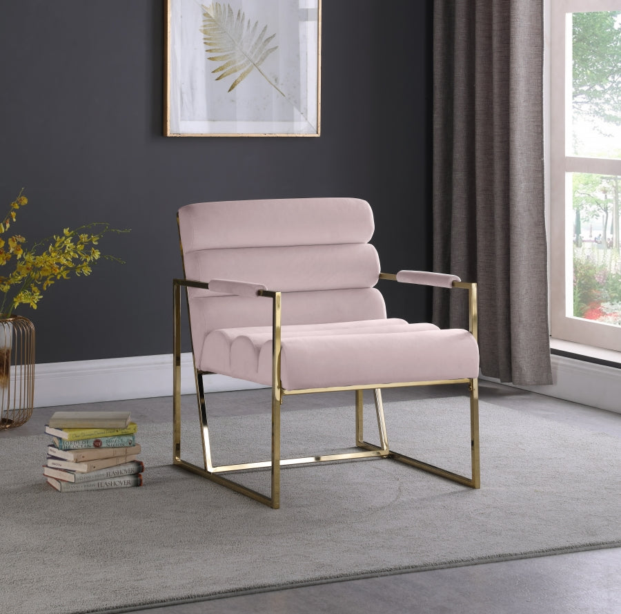 Fauteuil d'appoint Wayne en velours
