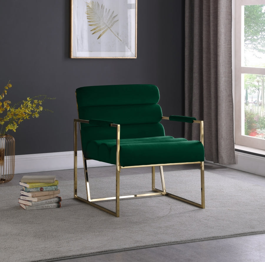 Fauteuil d'appoint Wayne en velours
