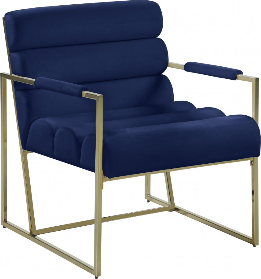 Fauteuil d'appoint Wayne en velours