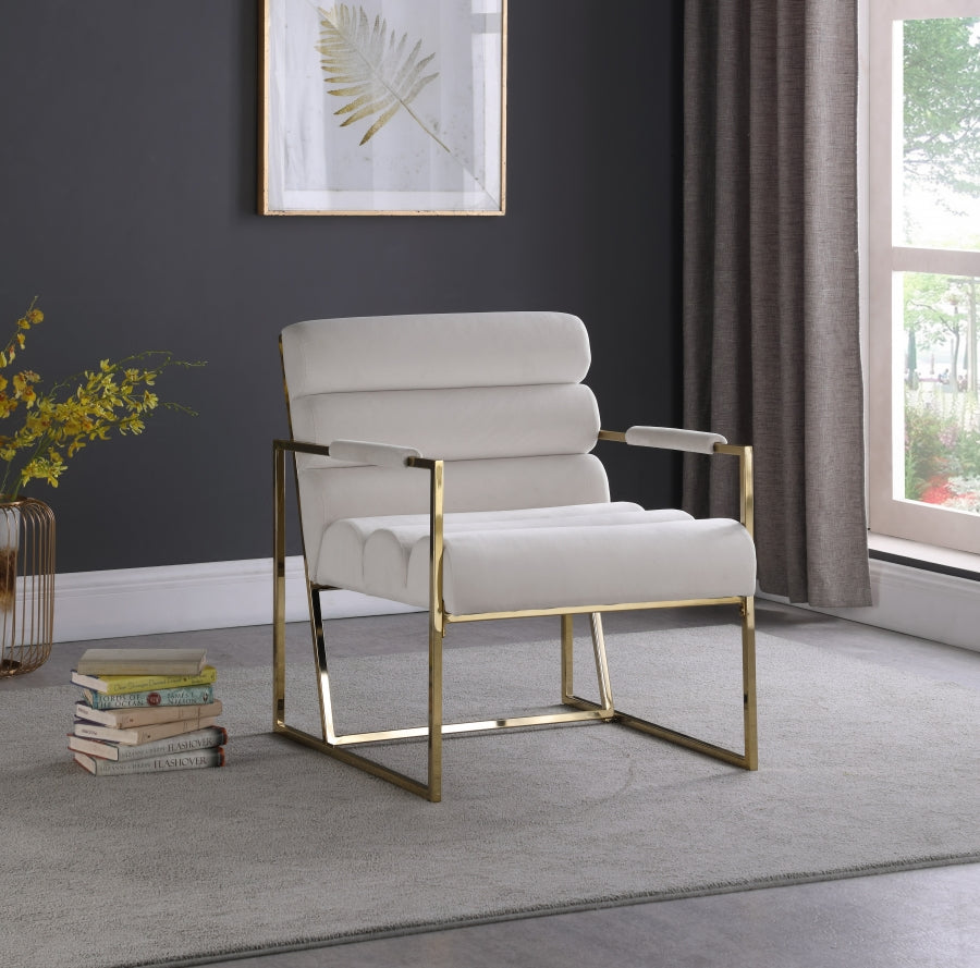 Fauteuil d'appoint Wayne en velours