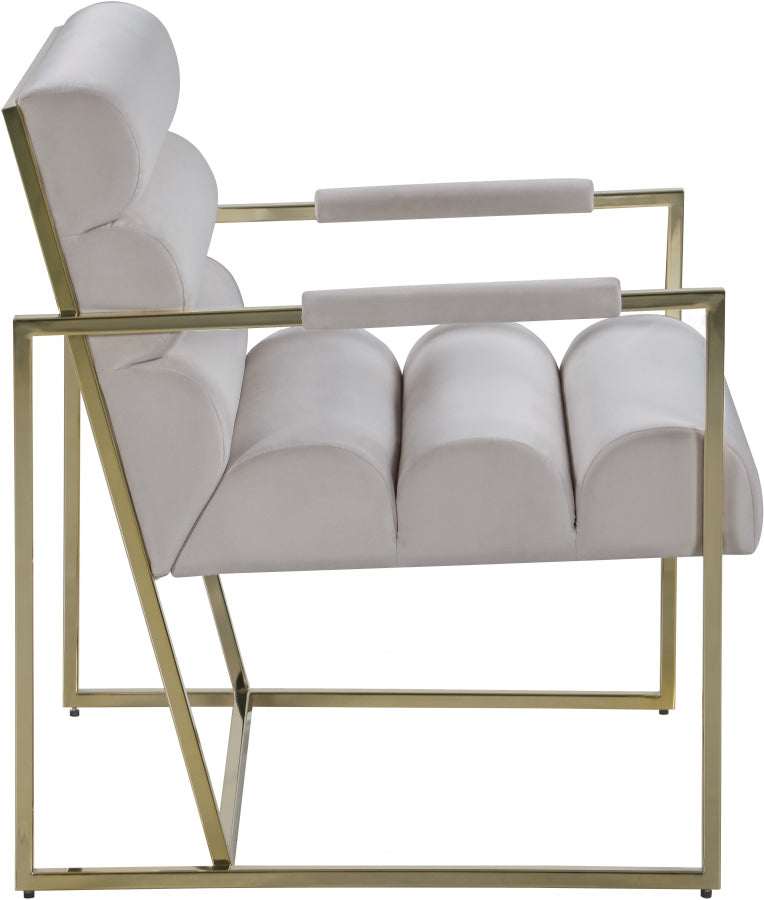 Fauteuil d'appoint Wayne en velours
