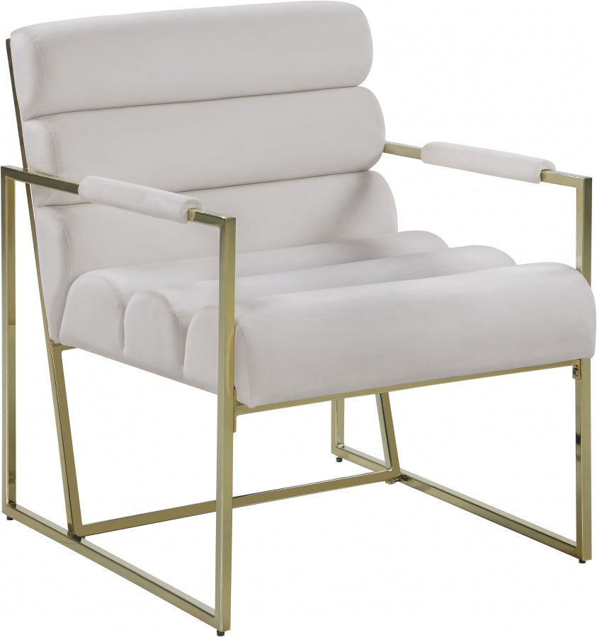 Fauteuil d'appoint Wayne en velours