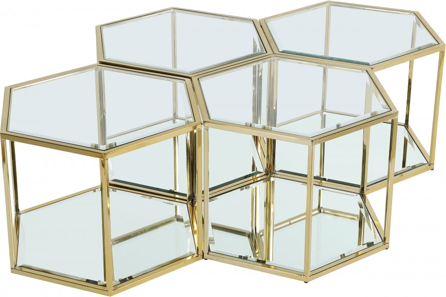 Table basse modulaire 4 pièces Sei