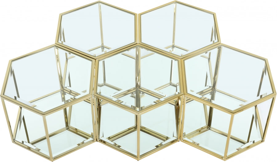 Table basse modulaire 5 pièces Sei