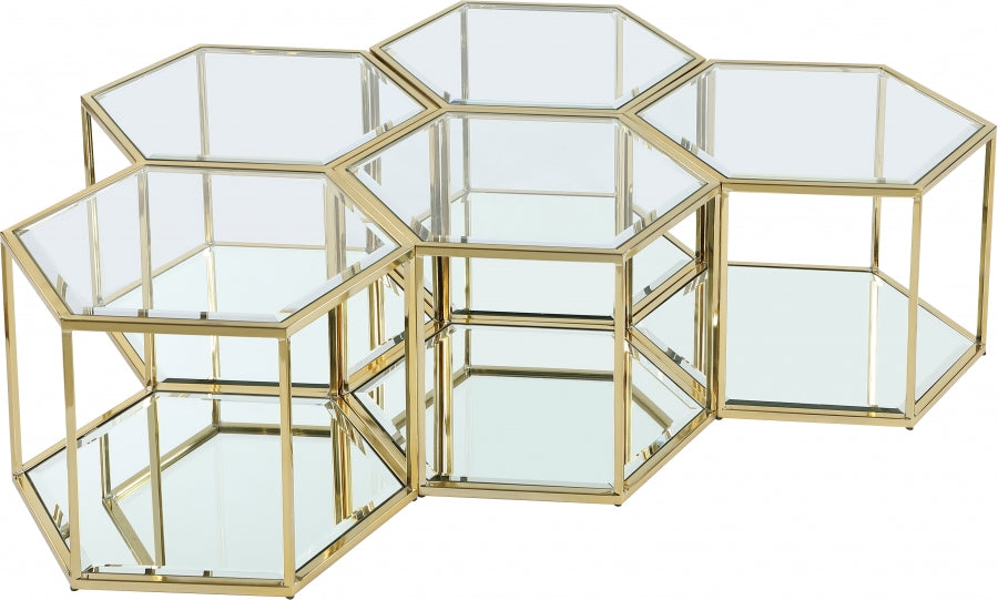 Table basse modulaire 5 pièces Sei