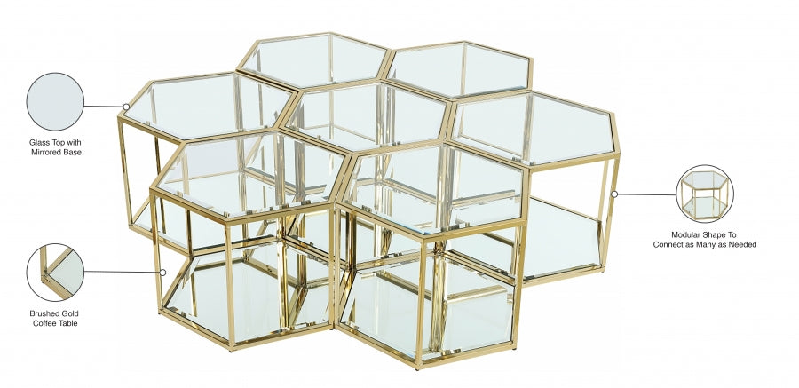 Table basse modulaire 7 pièces Sei