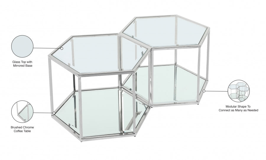 Table basse modulaire 2 pièces Sei
