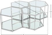 Table basse modulaire 4 pièces Sei