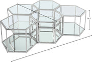 Table basse modulaire 5 pièces Sei