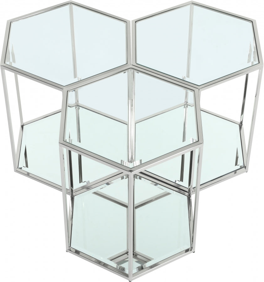 Table de bout modulaire 3 pièces Sei
