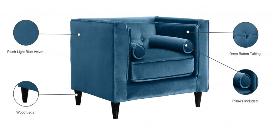 Chaise Taylor en velours