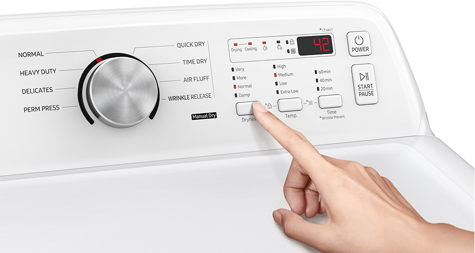 SÉCHEUSE ÉLECTRIQUE DE 7,2 PI.CU. AVEC SOIN INTELLIGENT