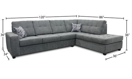 Sofa sectionnel Angle droite  canada