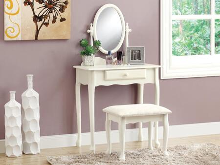 ENSEMBLE VANITÉ - ENSEMBLE 2PCS / BLANC ANTIQUE 