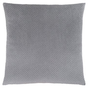 COUSSIN - 18"X 18" / VELOURS DIAMANT ARGENT / 1PC 