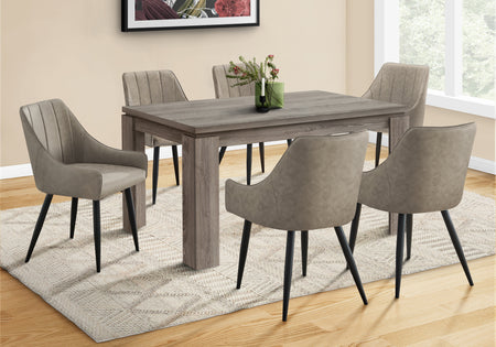 TABLE A MANGER - 36"X 60" / TAUPE FONCE