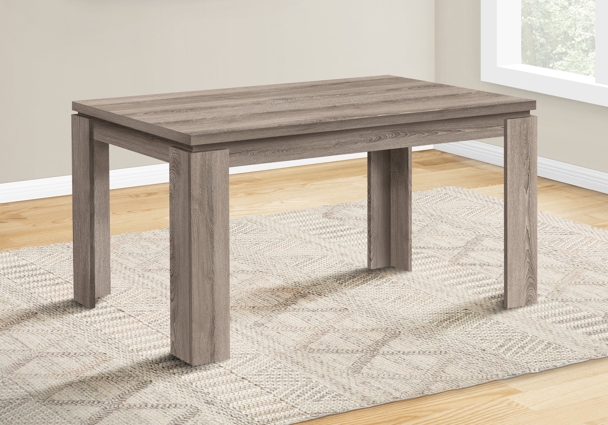TABLE A MANGER - 36"X 60" / TAUPE FONCE 