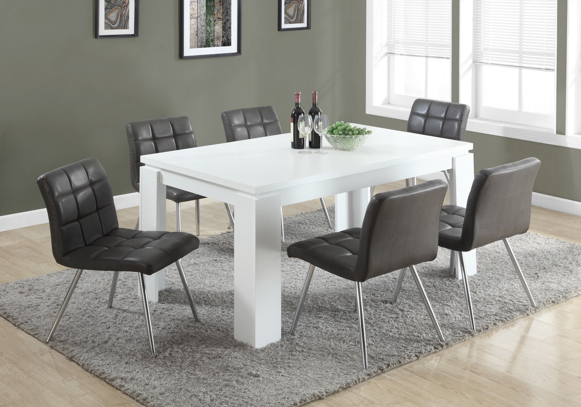 TABLE A MANGER - 36"X 60" / BLANC