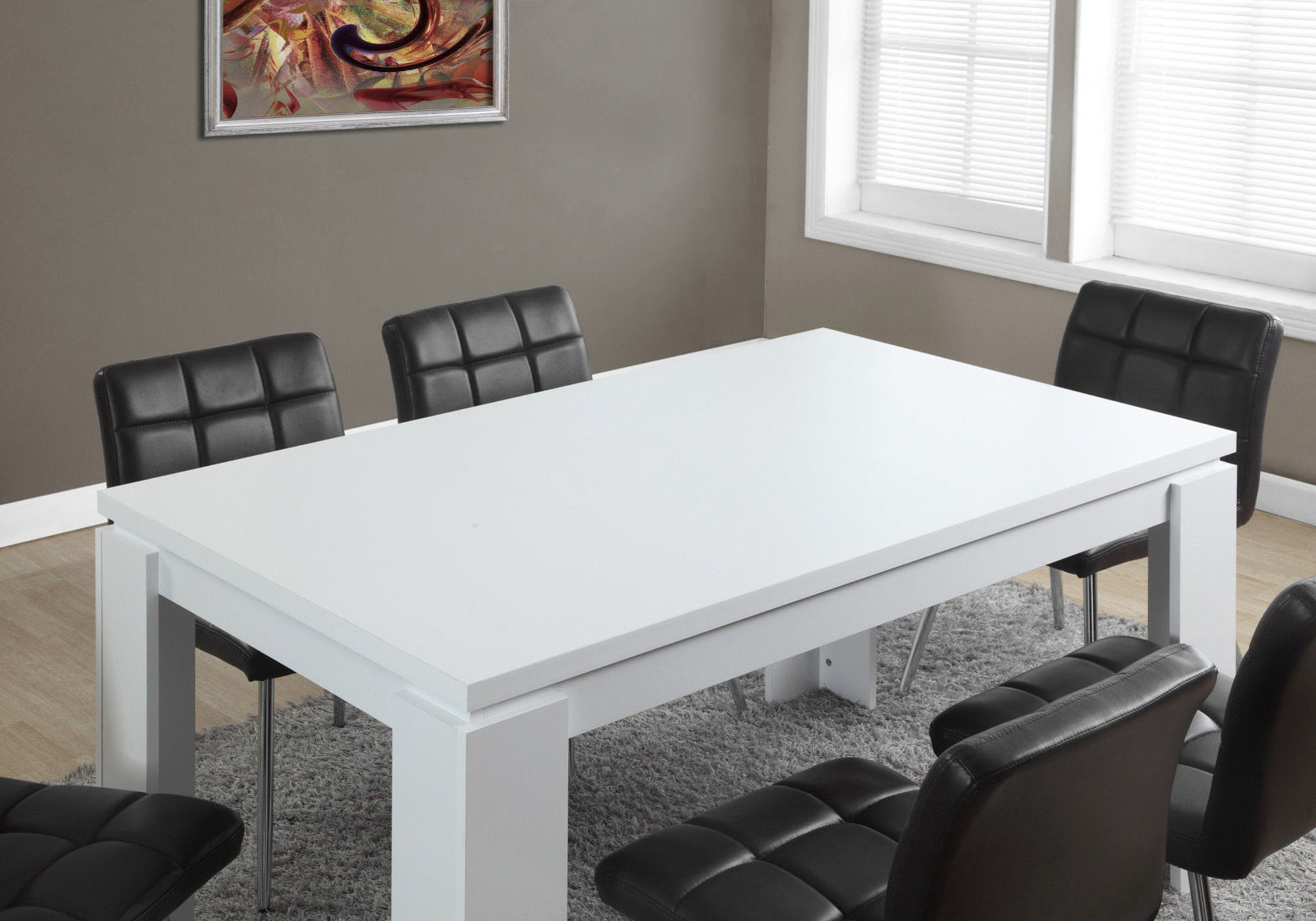 TABLE A MANGER - 36"X 60" / BLANC