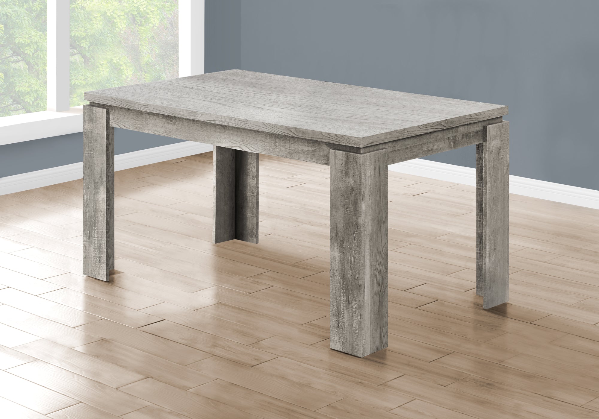 TABLE A MANGER - 36"X 60" / SIMILI BOIS GRIS 