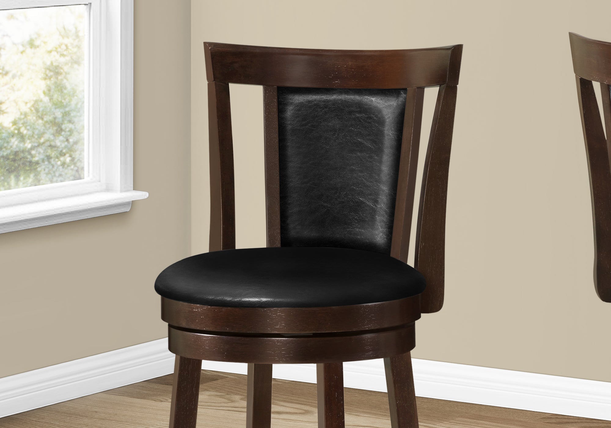 TABOURET DE BAR - 2PCS / 39"H / PIVOTANT / COMPTOIR ESPRESSO HGT