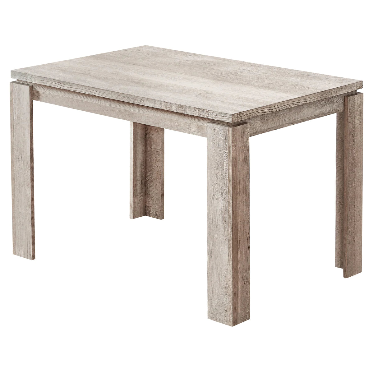 TABLE À MANGER - 32"X 48" / ASPECT BOIS TAUPE 