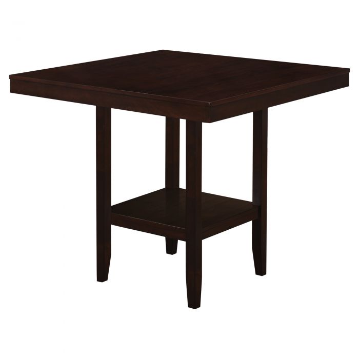 TABLE À MANGER - 42"X 42" / HAUTEUR COMPTOIR ESPRESSO 