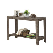 TABLE D'APPOINT - 44"L / CONSOLE D'ENTREE TAUPE FONCE 
