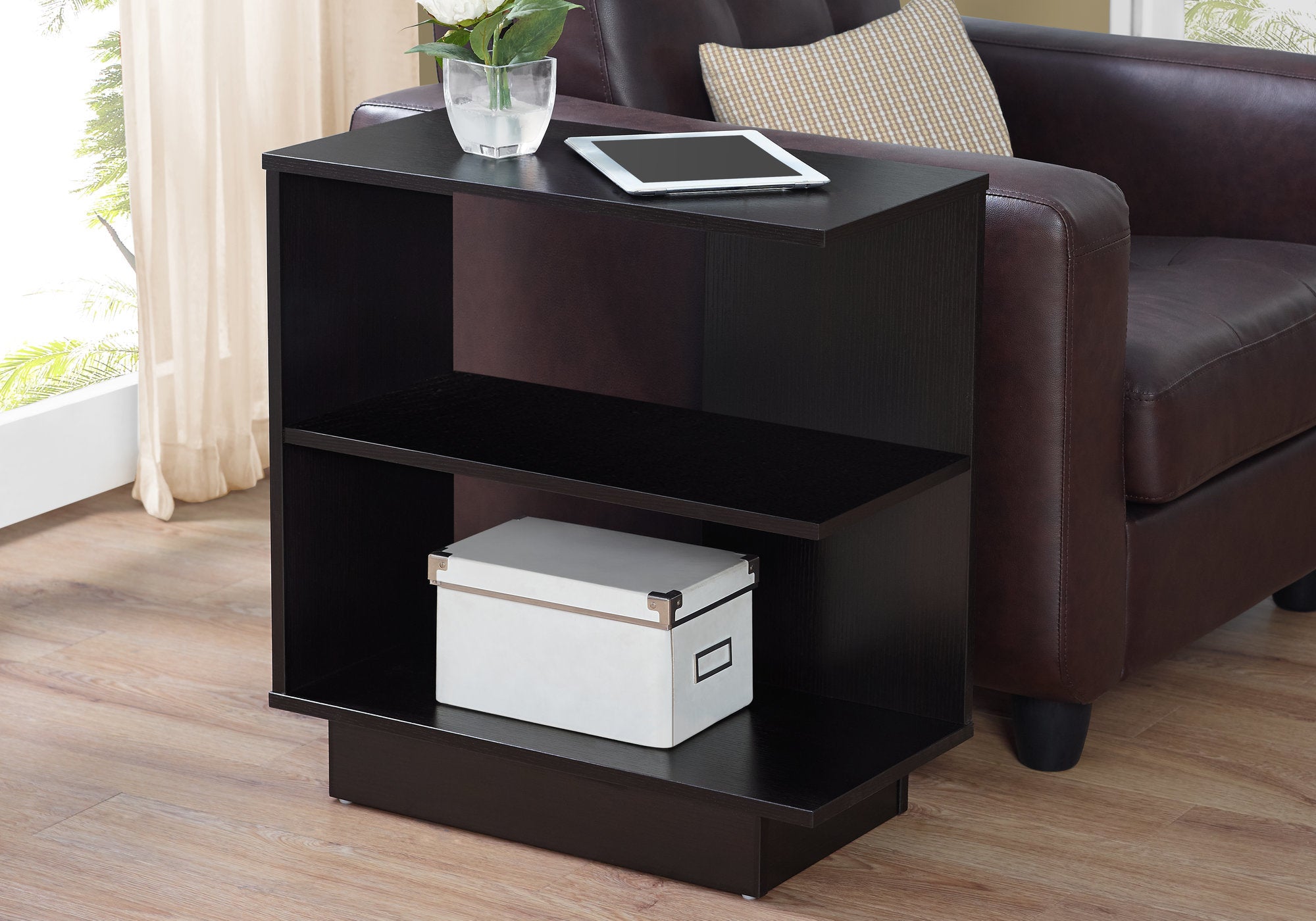 TABLE D'APPOINT - 24"H / ESPRESSO 