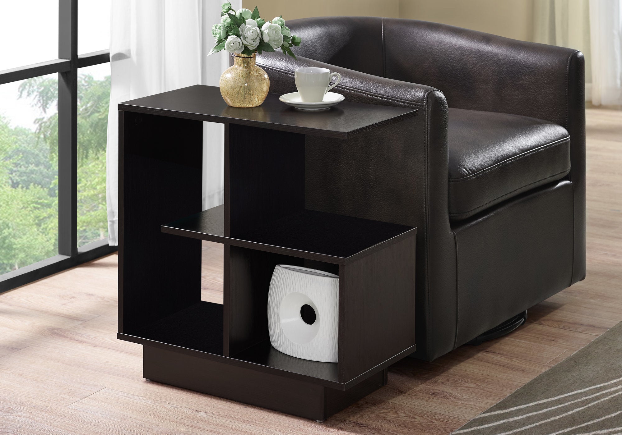 TABLE D'APPOINT - 24"H / ESPRESSO 