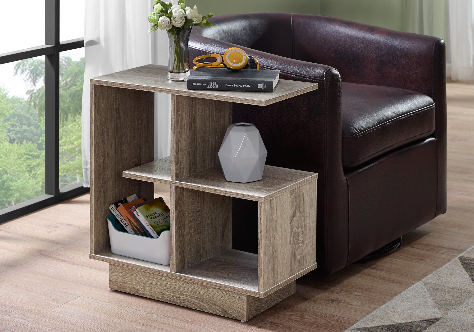 TABLE D'APPOINT - 24"H / FONCE TAUPE 