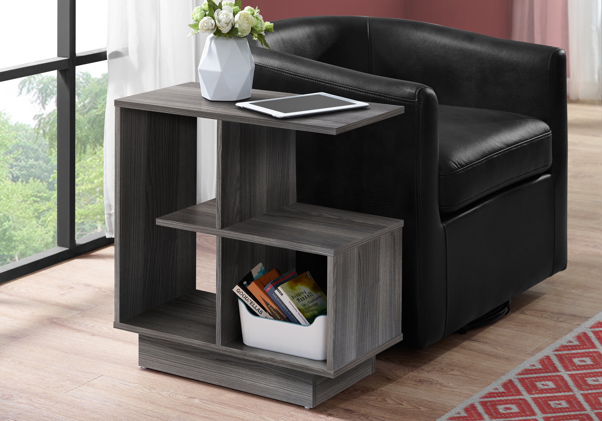 TABLE D'APPOINT - 24"H / GRIS