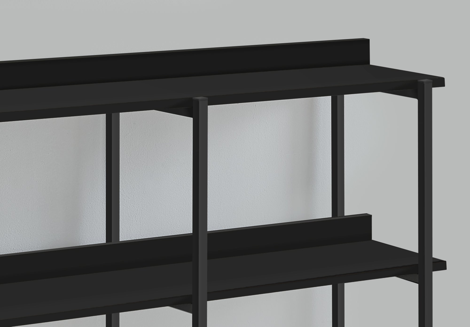 TABLE D'APPOINT - 48"L / NOIR / CONSOLE D'ENTREE METAL NOIR 