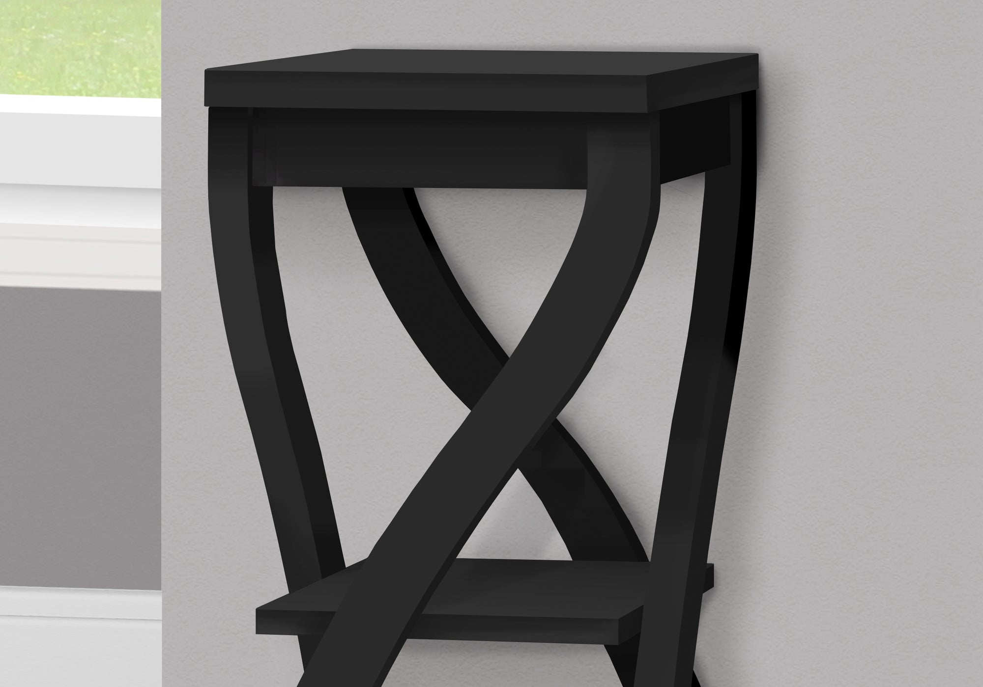 TABLE D'APPOINT - 32"H / NOIR 