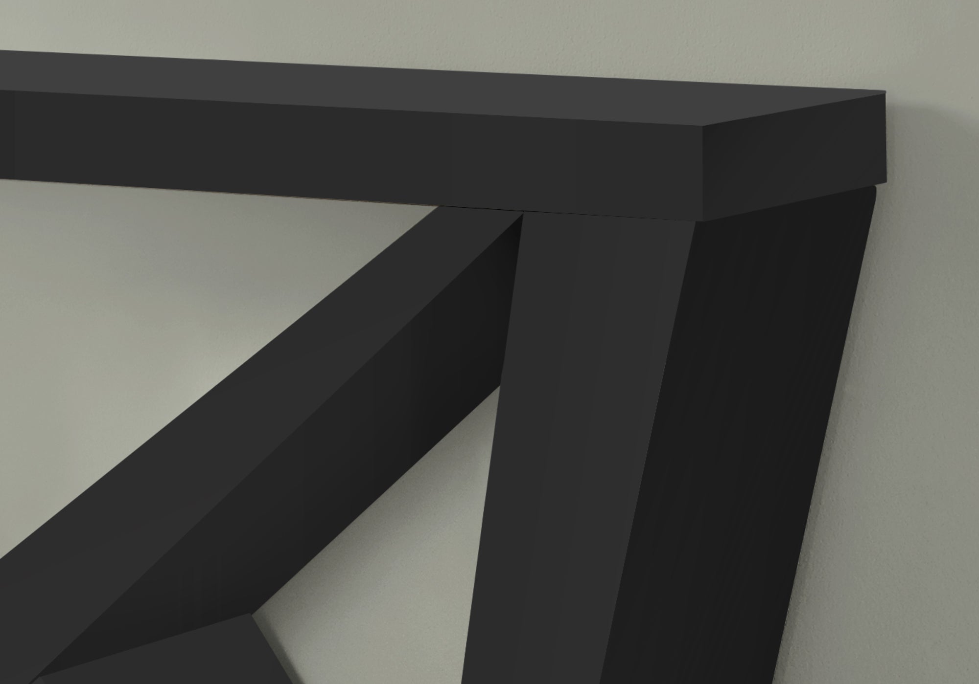 TABLE D'APPOINT - 48"L / CONSOLE D'ENTREE NOIRE 