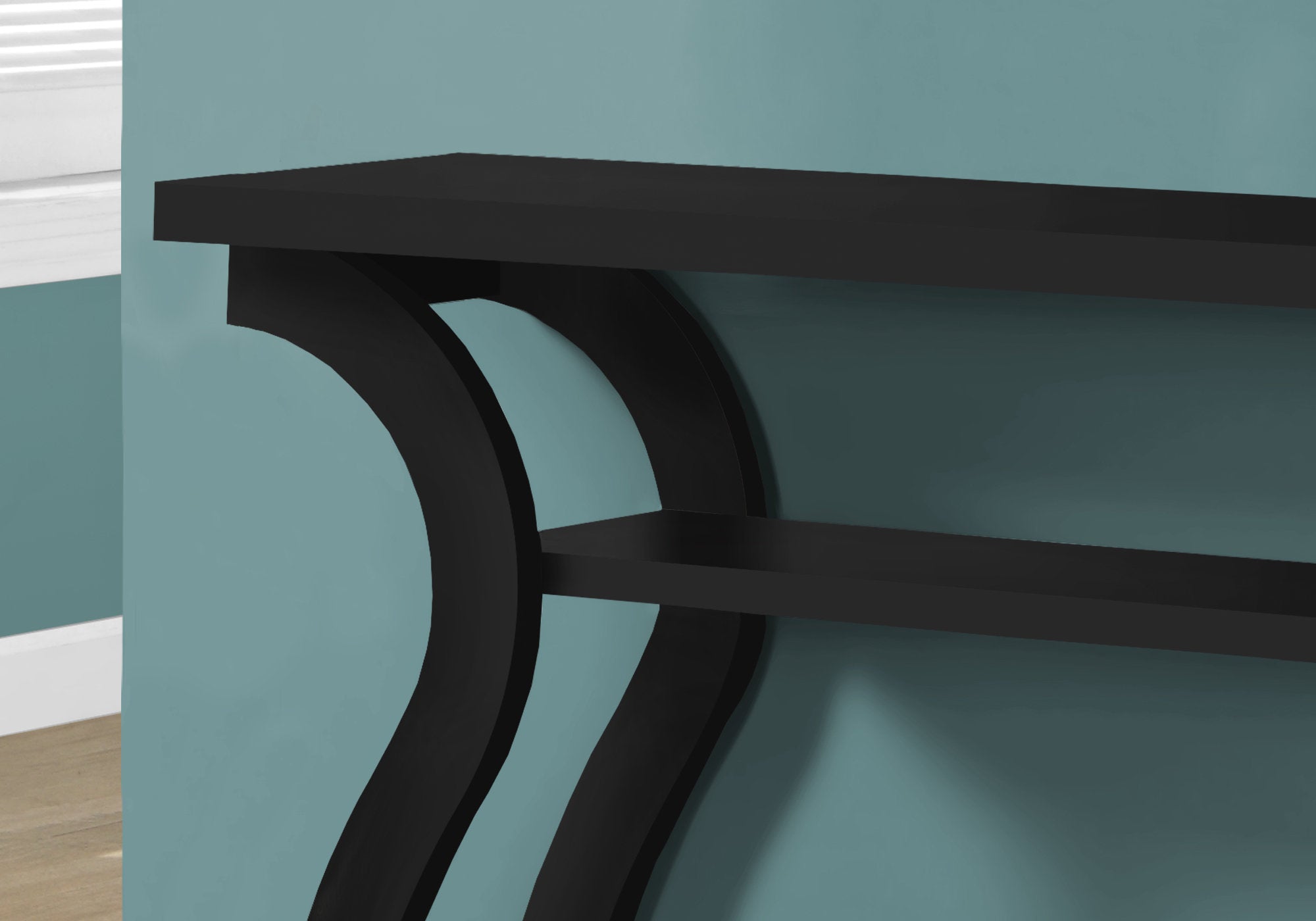 TABLE D'APPOINT - 47"L / CONSOLE D'ENTREE NOIRE 